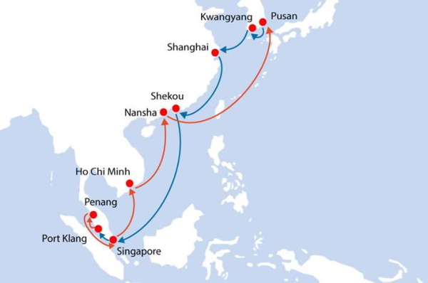 PIL은 새로운 한국 중국 해협 서비스(KCS)를 시작합니다.